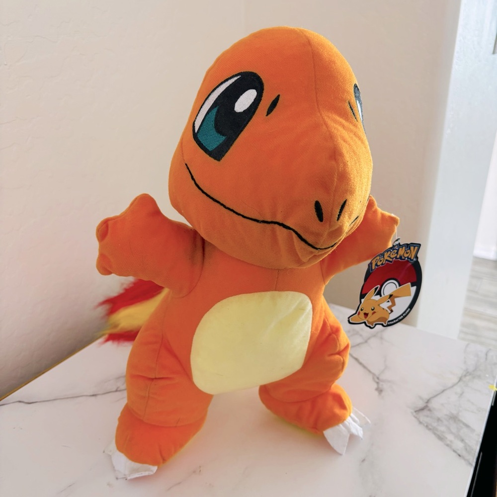 Pokemon 2017 Charmander Nintendo Jumbo 14” Plush Toy‎ Stuffed Animal Toy Factory